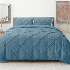 Ultra soft duvet cover with twin pillow shams
